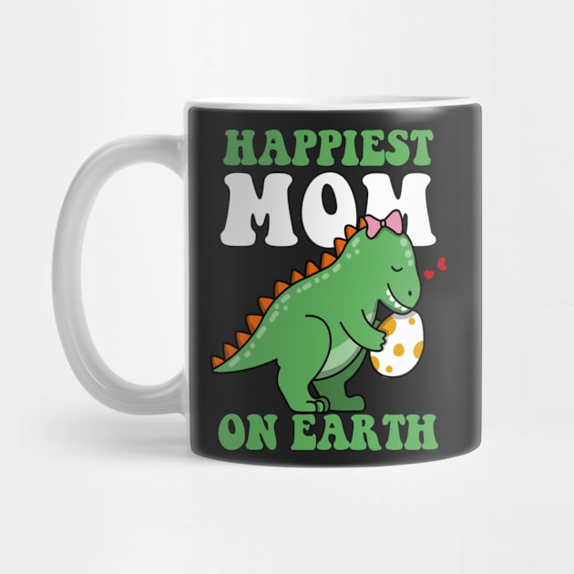 Cute Dinosaur Mom by Luna Illustration